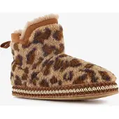 Thu!s gevoerde dames pantoffels met luipaardprint maat 41