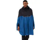 Vaude - Covero Poncho II - Fietsjack XL, blauw