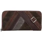 Desigual Portemonnee 'Fibonacci Fiona' chocoladebruin / roestbruin / donkerbruin / grijs