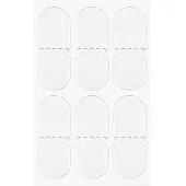 INF Onzichtbare oorstickers, oortape - 10 vellen
