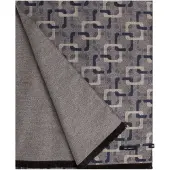Tresanti sjaal geprint blauw