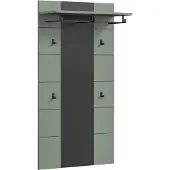 Furnilux Canu garderobekastpaneel Smoke Green NB Basaltgrijs NB - 29x80x141cm