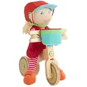 Haba poppen [1 jaar +] pop Annelie met fiets - limited editie