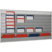 Eichner Werkorder planbord met 5 rijen 6 sleuven en opbergvak