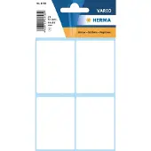 Herma Etiketten 3755 Klevend Wit 4 x 5,5 cm 7 Vellen à 4 Etiketten