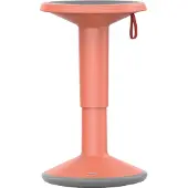 Interstuhl StandUP in hoogte verstelbare kruk, Ø 330 x H 590 - 845 mm, zalmoranje