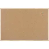 BI-Office kurkbord met houten kader | ft 90 x 60 cm