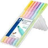 Staedtler triplus textsurfer tekstmarker- Box 6 st pastel