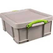 Really Useful Box opbergdoos 18 liter | gerecycleerd | grijs