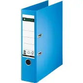 Leitz ordner 1007/1008, A4, rugbreedte 80 mm, 10 stuks, lichtblauw