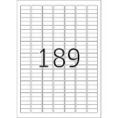 Herma Etiketten 4237 Klevend 2,5 x 1 cm 100 Vellen à 189 Etiketten