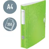 Leitz ordner Active WOW, A4, rugbreedte 65 mm, 5 stuks, groen