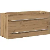 vidaXL Badkamer wastafelkast Artisan Oak 100x38,5x48 cm Engineered Wood