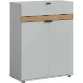 Furnilux Naro gd schoenenkast lichtgrijs nb lichtgrijs nb abs. evoke oak nb