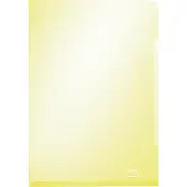 Leitz zichtmap Premium 4153, A4, glad, 100 stuks, geel