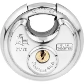 Burg wachter 37761 Hangslot 70.80 mm Verschillend sluitend RVS Sleutelslot