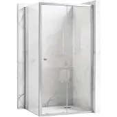 REA Douchecabine Primo Slide 130x90 Chrome