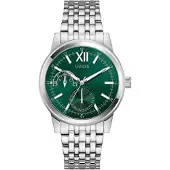 GUESS Analoog horloge 'Emerson' zilver