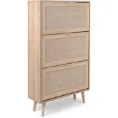 Finori Bali49A schoenentrolley Sonoma eiken/bruin/hout materiaal