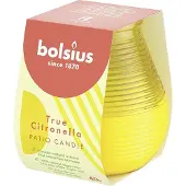 Bolsius - True Citronella - Patio candle - 94/91 - Geel
