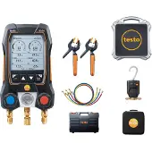 Testo 550s - set S Professionele warmtepompset Druk, Temperatuur, Vacuüm Met temperatuurmeting