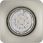 Eglo Inbouw spot Peneto Square 8,7cm nikkel mat