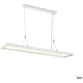 SLV Hanglamp WORKLIGHT / Lamp voor de woonkamer, binnenverlichting, hanglamp voor de eetkamer, LED, plafondlamp / 4000K, 57W, 5000lm, wit, dimbaar