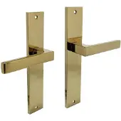 Intersteel Deurkruk Hera op schild blind - PVD messing