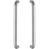 Intersteel Deurgrepen per paar U-vorm 455x80x30 HoH 425 rvs geborsteld