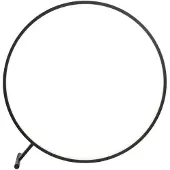 Paul Neuhaus LED-vloerlamp Hula, dimbaar, zwart, Woon-/ Eetkamer, Aluminium, Modern, LED vloerlamp