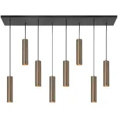 Highlight Eetkamer Hanglamp Perugia Brons 8x Gu10