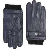 Tresanti handschoenen effen blauw leer