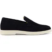 Rehab loafers donkerblauw effen leer
