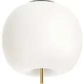 Kdln Plafondlamp , KUSHI 16, dimbare, Wit, Woonkamer, Glas, Designer