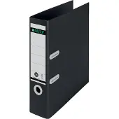 Leitz Recycle ordner, rug van 8 cm, zwart 10 stuks