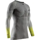 X-Bionic Invent Fx T-shirt lange mouwen Grijs/Geel || Maat: L
