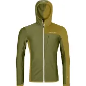Ortovox - Fleece Light Grid Hooded Jacket - Fleecevest S, olijfgroen
