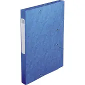 Exacompta 25x Cartobox Archiefdoos Rug 25mm - A4 (vlak geleverd) - Blauw - 18505H