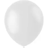 Folat - ballonnen Coconut White Mat 33 cm - 100 stuks