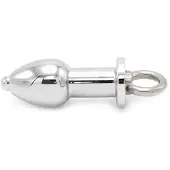 Kiotos - Holle Buttplug Van RVS Met afsluitschroef - Small