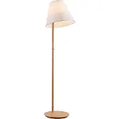 LUCANDE Vloerlampe , Jinda, Wit, Woonkamer, Stof, Scandinavisch