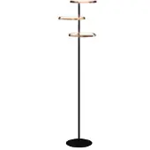 Stars of Light Unieke vloerlamp Estrella zwart met bruin