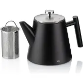kela Theepot Modena Met Zeef Zwart 1 L