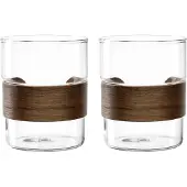 Leonardo Koffie- en theeglas Novo Legno 320ml (Set van 2)