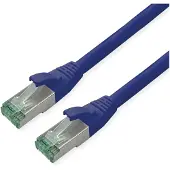 Roline RM Patchkabel Cat.6A S/FTP (PiMF), blauw, 15 m