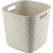 Curver Softex opbergmand Cube - 15L - Krijtwit