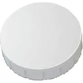 MAUL magneet Solid, 24 mm, trekkracht 600 gr, doos van 10 stuks, wit 24 stuks