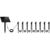 Set van 8 gekoppelde zonne-spotlights 100LM ROUNDY MINI