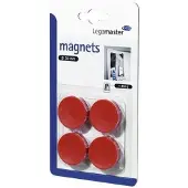 Lega Whiteboardmagneten 30mm Lega Rood
