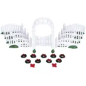 Lemax Kerstfiguur Plastic arbor & picket fences with decorations